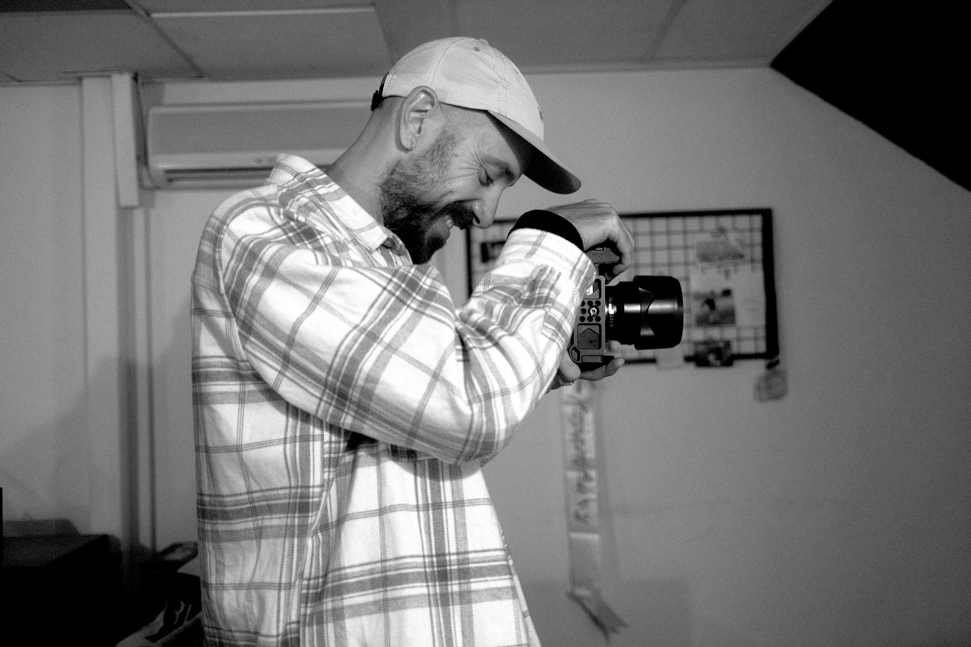 Ori Taub working behind the scenes